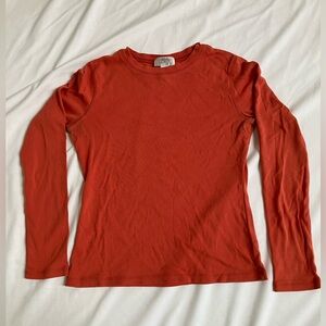 Burnt Orange Loft Long Sleeve Shirt